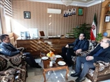 دیدار دکتر جعفر عظمایی مدیر‌ مجتمع مس سونگون با دکتر احمدی فرماندار اهر