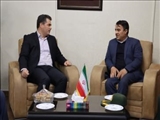 دیدار صمیمانه دکتر احمدی فرماندار شهرستان اهر، سرهنگ سیفی فرمانده سپاه اهر و سرهنگ عبدی فرمانده نیروی انتظامی اهر با دکتر نجفیان سرپرست‌ اداره کل راه و شهرسازی