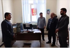 بازدید فرماندار اهر از اداره بنیاد شهید و امور ایثارگران شهرستان اهر