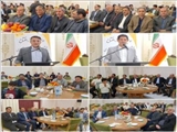 حضور فرماندار اهر و مسئولین ادارات در گرامیداشت اولین سالروز افتتاح آراز پارک اهر