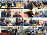 برپایی میز خدمت در مصلای نماز جمعه شهرستان اهر