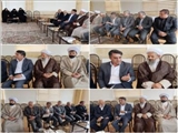 دیدار امام جمعه و فرماندار اهر با هیات امنای حوزه علمیه خواهران فاطمه الزهرا شهرستان اهر