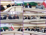 ‍  جلسه برنامه پزشک خانواده روستایی و نظام ارجاع شهرستان اهر