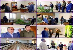 دیدار فرماندار اهر با ریاست و کارکنان اداره جهاد کشاورزی شهرستان اهر